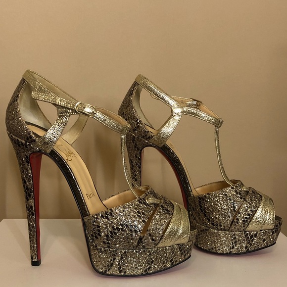 Christian Louboutin Shoes - Christian Louboutin Glennalta 150 Glitter Platform